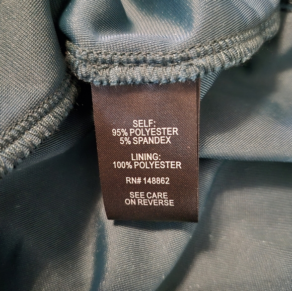 NWT!! TORRID Elegant Teal Velvet Dress - Picture 5 of 6